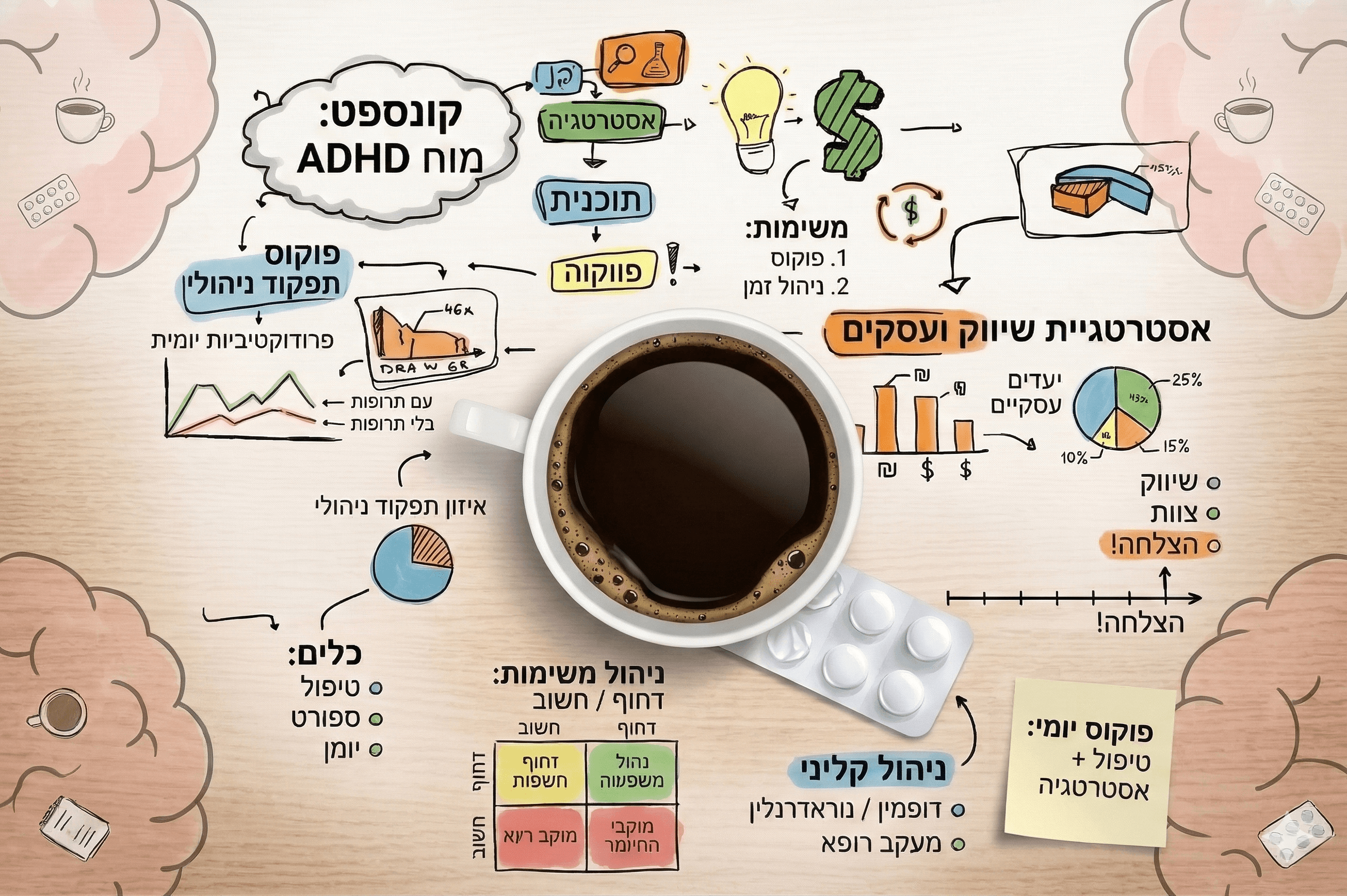 כוס קפה ומטלות